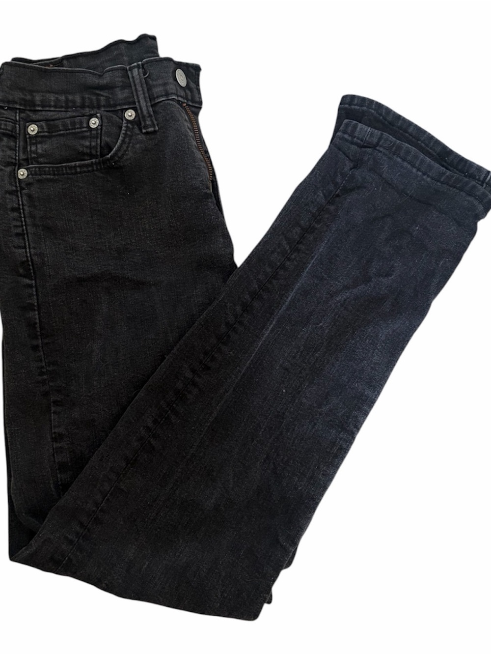 Levi’s 514 Women's Black Mid Rise Straight Leg Jeans